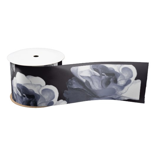 Ghostly Rose Gothic サテンリボン (リール)