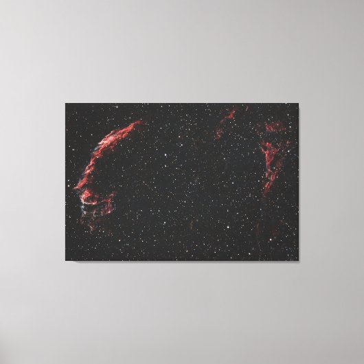 Ghostly Veil: Eastern Veil Nebula キャンバスプリント (正面)