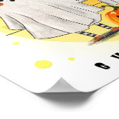 Ghostly Vibes Halloween Wall Artポスター ポスター (角)