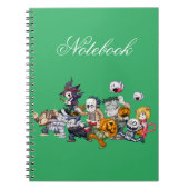 Ghostly Whispers：スパイラルフォトノートブック ノートブック (正面)