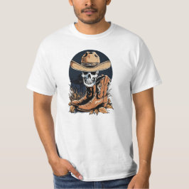 Ghostly Wrangler:Haunitly Western Tシャツ