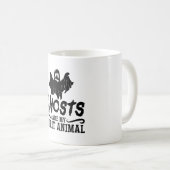 Ghosts Are My Spirit Animal Ghost Hunter Hunting コーヒーマグカップ (正面右)
