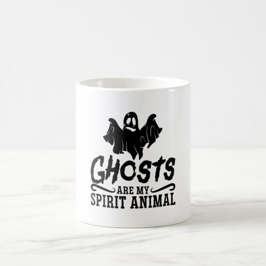 Ghosts Are My Spirit Animal Ghost Hunter Hunting コーヒーマグカップ (中央)