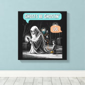 Ghosts Be Ghostin’ LOL キャンバスプリント (インサイチュ (ウッドフロア))