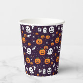Ghosts, Ghouls & Pumpkins Halloween Party  紙コップ (裏面)