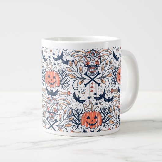 Ghosts & Gourds Coffee Mug ジャンボコーヒーマグカップ (正面右)