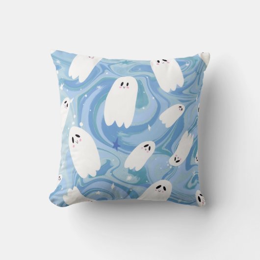 GHOSTS IN BLUE クッション (正面)