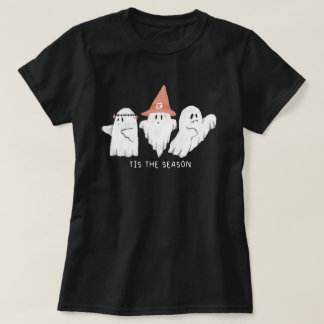 Ghosts Tis The season Fall Halloween Tシャツ