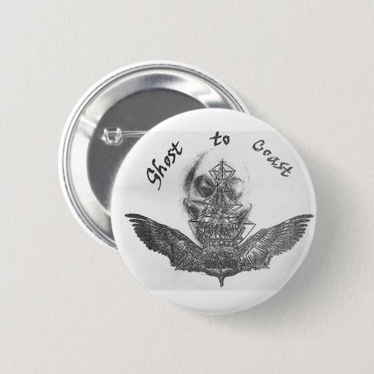 ghostship 缶バッジ (正面&裏面)