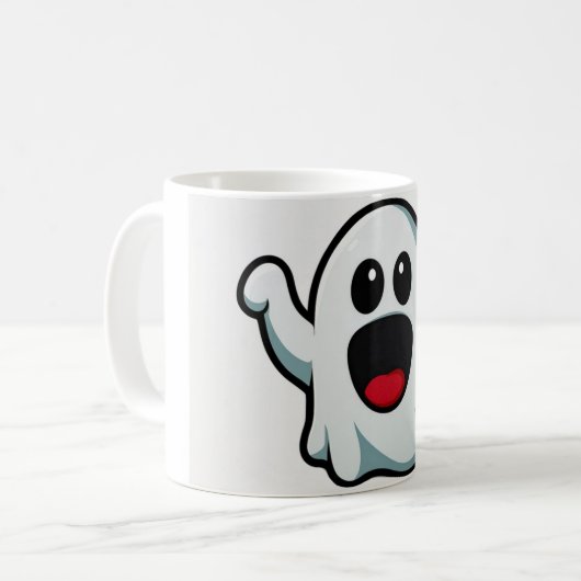 ghosty mug コーヒーマグカップ (正面左)
