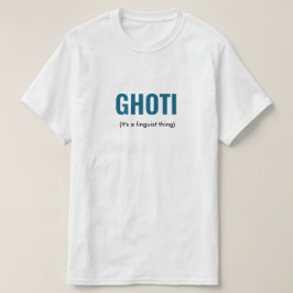 GHOTI言語学者おもしろい Tシャツ