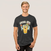 Ghoul-ade Spooky Beverage Humor Halloween Drink トライブレンドTシャツ (正面全面)