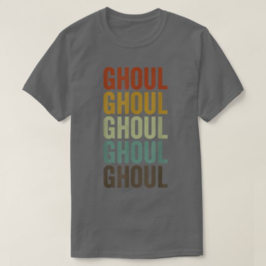 Ghoul Fish Retro  Tシャツ (デザイン正面)