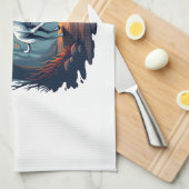 Ghoul Greyhound Dash キッチンタオル (四つ折り)