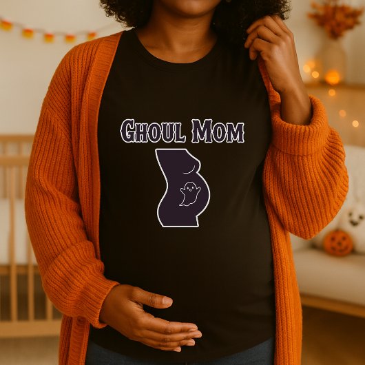 Ghoul Mom Halloween Maternity Spooky Pregnancy Tシャツ
