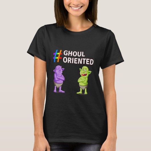 Ghoul oriented  Scary Cute Halloween Family fun Tシャツ (正面)