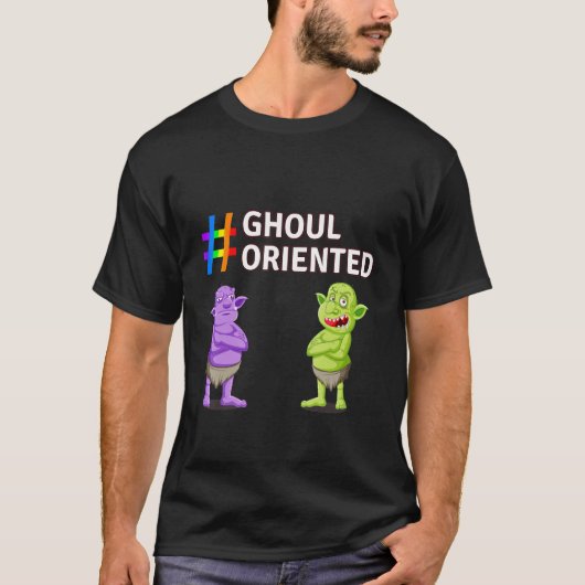 Ghoul oriented  Scary Cute Halloween Family fun Tシャツ (正面)