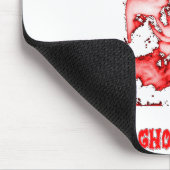 Ghoulardiの(赤くか透明な)カスタマイズ可能なマウスパッド マウスパッド (コーナー)