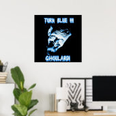 Ghoulardi (Turn Blue) Customizable Matte Poster ポスター (ホームオフィス)