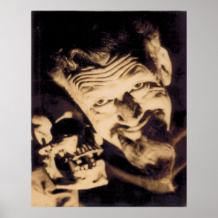 Ghoulardi (W/Skull-1)の無光沢ポスター ポスター