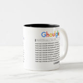 Ghoulgle最後の分ハロウィーンのコスチューム検索2017 ツートーンマグカップ (正面右)