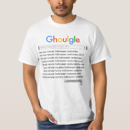 Ghoulgle最後の分ハロウィーンのコスチューム検索2017 Tシャツ