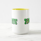 Ghoulishly Fun Zombie Halloween  マグカップ (中央)