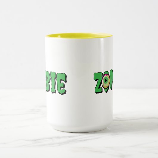 Ghoulishly Fun Zombie Halloween  マグカップ (中央)