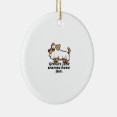 Ghouls Just Wannaおもしろい- Dog セラミックオーナメント (右)