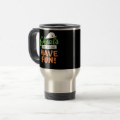 Ghouls Just Wannaおもしろい- Halloween Ghouls Funn トラベルマグ (正面左)