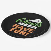 Ghouls Just Wannaおもしろい- Halloween Ghouls Funn ペーパープレート (アングル)