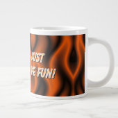 "Ghouls just wanna have おもしろい" Fire Halloween mug ジャンボコーヒーマグカップ (右)