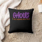 GHOULS Just Want Fittingおもしろい クッション (ブランケット)