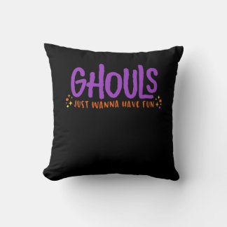 GHOULS Just Want Fittingおもしろい クッション