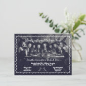 Ghouls night out Halloween Vintage Witches 招待状 (スタンド正面)