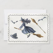 Ghouls night out Halloween Vintage Witches 招待状 (裏面)