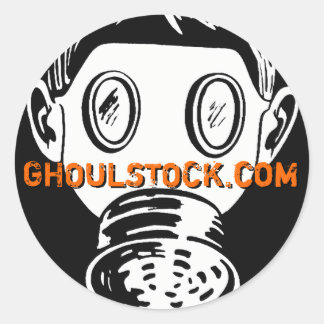 Ghoulstock.comステッカー ラウンドシール