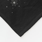 Ghound Dog Santa Sleigh Flying Funny Magical Chris フリースブランケット (角)