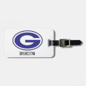 GHSのオーケストラの荷物のラベル ラゲッジタグ (正面横)