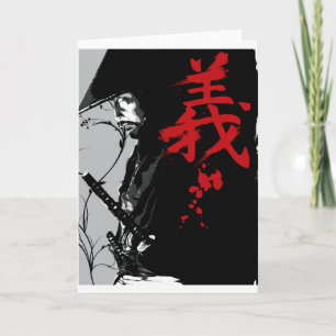 GIの暗い武士の挨拶状 カード