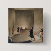 GIの素晴らしいピラミッドの部屋そして石棺 缶バッジ (正面)