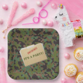 GIカモフラージトップシークレットソルジャーパーティープレート ペーパープレート (パーティー)