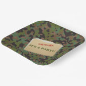 GIカモフラージトップシークレットソルジャーパーティープレート ペーパープレート (傾斜あり)