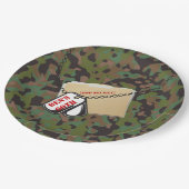 GIカモフラージトップシークレットソルジャーパーティープレート ペーパープレート (アングル)