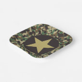 GIカモフラージュソルジャージョー軍隊パーティープレート ペーパープレート (傾斜あり)
