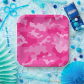 GIジェーン軍隊カモフラージカクテルパーティー ペーパープレート (パーティー)