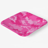 GIジェーン軍隊カモフラージカクテルパーティー ペーパープレート (傾斜あり)