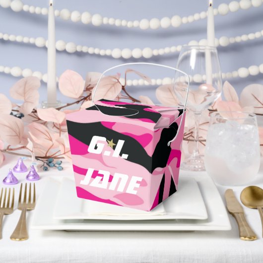 GIジェーン軍隊カモフラージシャワースプリンクルパーティー フェイバーボックス (ウェディング)