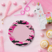 GIジェーン軍隊迷彩パーティープレート ペーパープレート (パーティー)