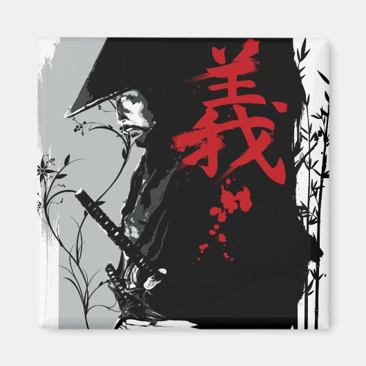 GIダークサムライマグネット マグネット (正面)